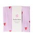 Swaddle Print Medium Purple Hearts