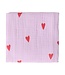 Swaddle Print Medium Purple Hearts