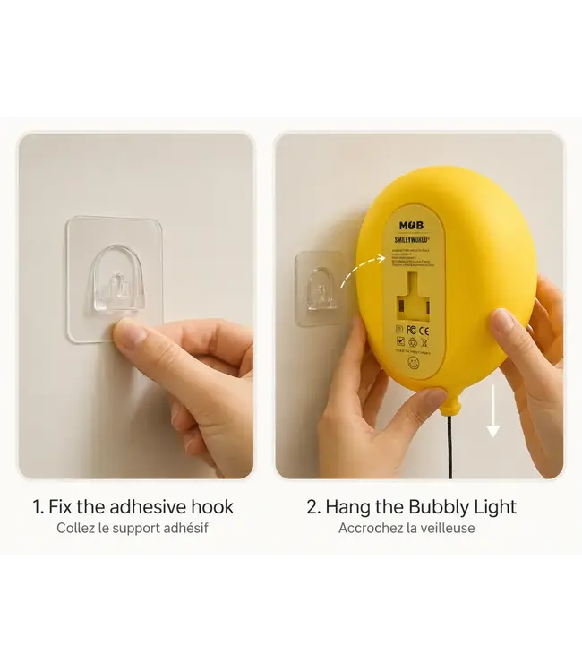 Bubbly light yellow