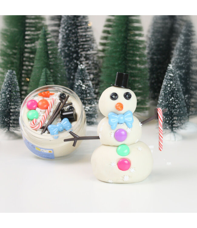 Build a Snowman surprise pot