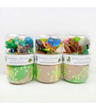 invitation to imagine Dinosaur play pot