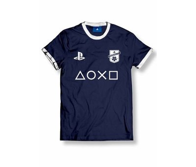 Playstation T-Shirt Blau