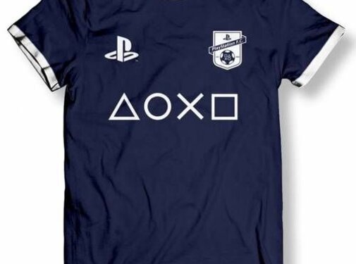 Playstation T-Shirt Bleu