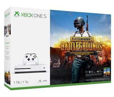 Microsoft Xbox One S White 1TB + PlayerUnknown's Battlegrounds