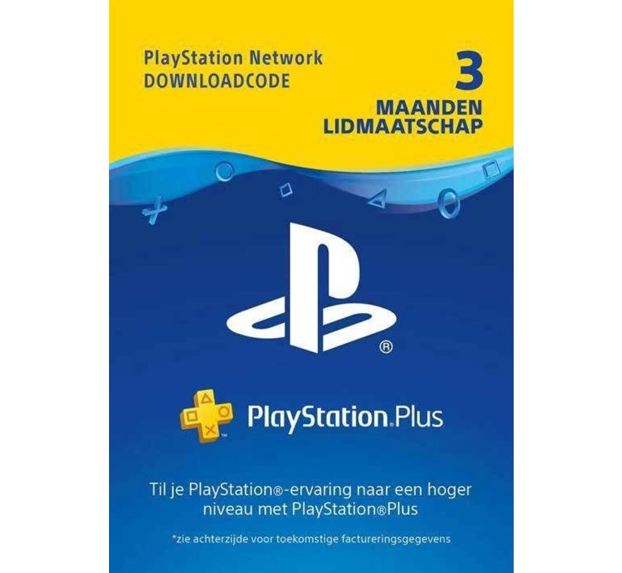 PlayStation Network - PlayStation Plus kaart