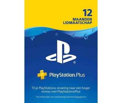 Sony PlayStation Network - PlayStation Plus kaart