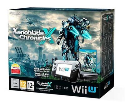 Wii U Premium Pack Black + Xenoblade Chronicles X