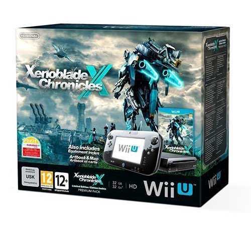 Wii U Premium Pack Black + Xenoblade Chronicles X