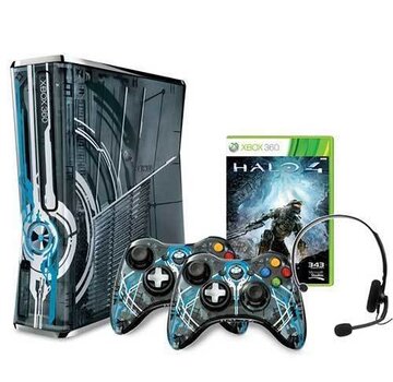 Microsoft XBOX 360 S Black - Halo 4 Limited Edition Bundel