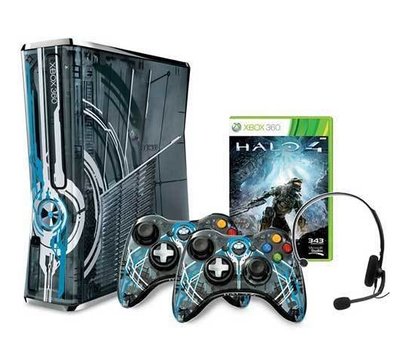 Microsoft XBOX 360 S Black - Halo 4 Limited Edition Bundel