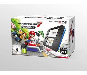 Nintendo 2DS Black/Blue + Mario Kart 7