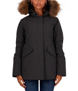 Jassen Coats leermode Fiore : Parka nina RF Navy Coats leermode