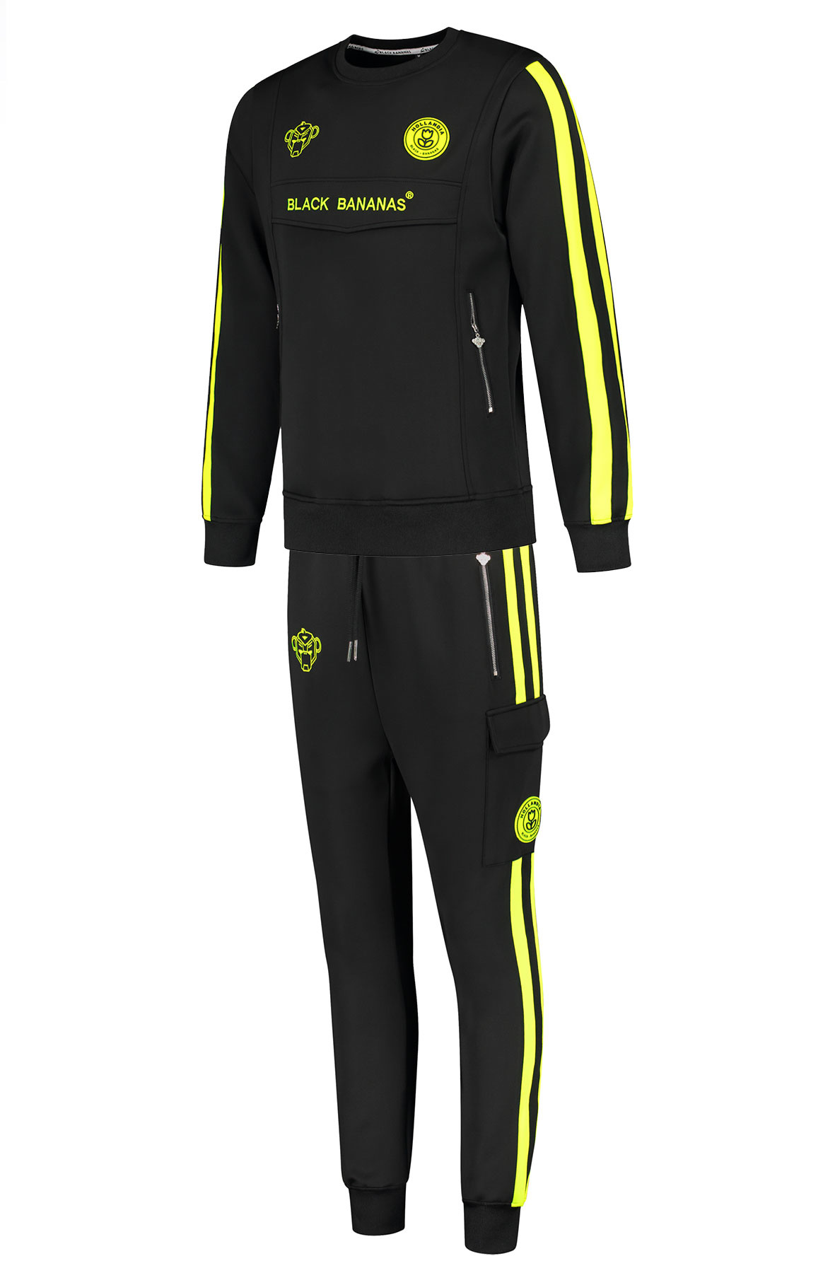 Black Bananas Kids F.C. Luxury T-shirt Geel | Same Day Delivery | bij  Konceptstore.nl 19.95