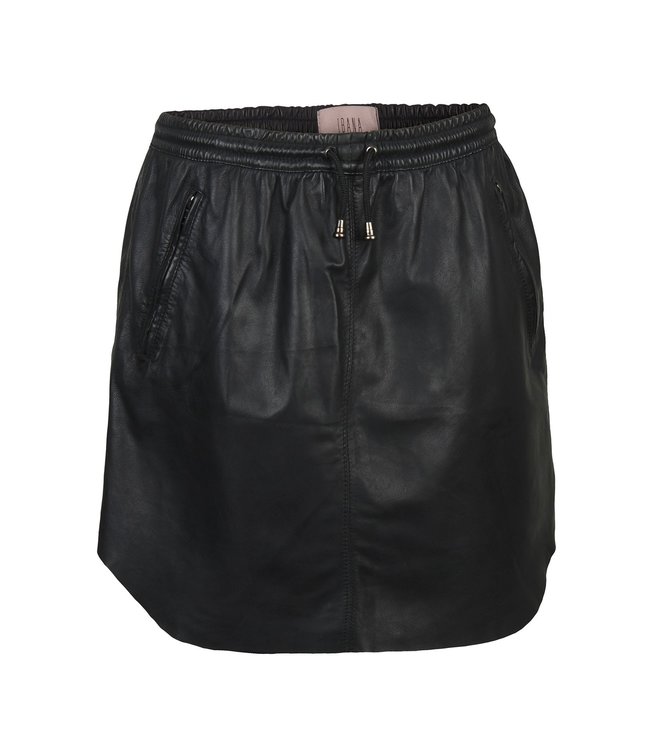 Ibana Ibana : Skirt leather Mesa-Black