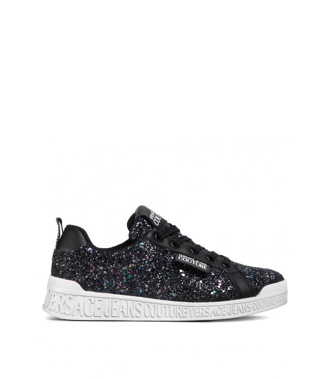 Versace Jeans : Sneakers glitter –E0VZASP1 899 - Coats leermode