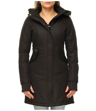 Versano Versano : Angela long parka-Black