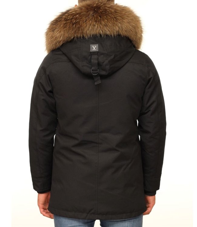 Versano Thomas Parka-Black
