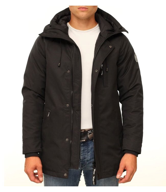 Versano Thomas Parka-Black