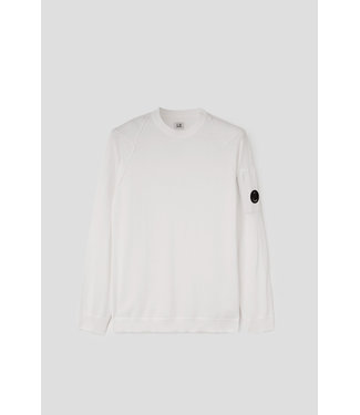 C.P Company Sea Island Crew Neck Sweater-White