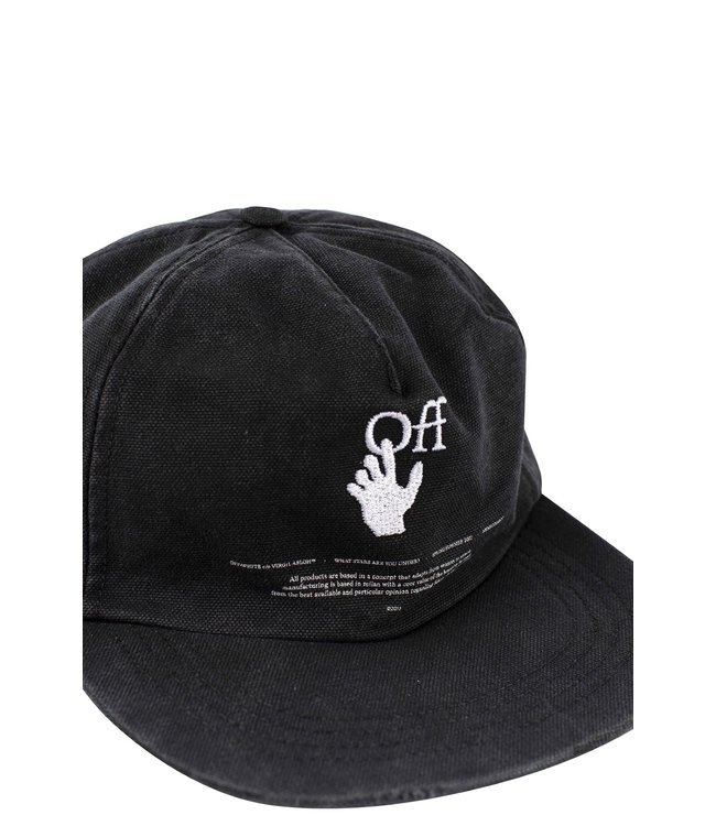 OFF-WHITE  Cap Hand off-Black