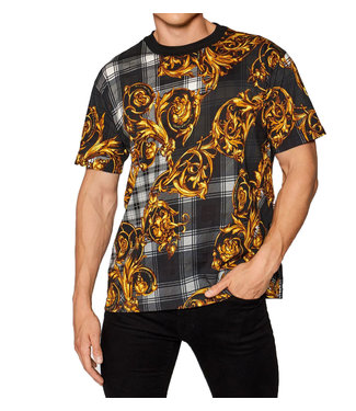 Versace Jeans couture T-shirt Highland Baroque print