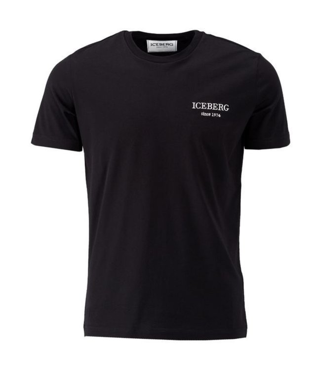 ICEBERG T-shirt small logo-Black