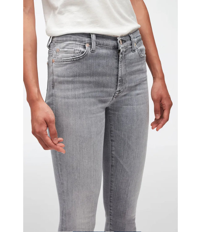 7 For All  Mankind HW Skinny Crop-Grey