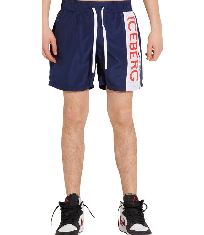 ICEBERG Bicolor logo short-Navy
