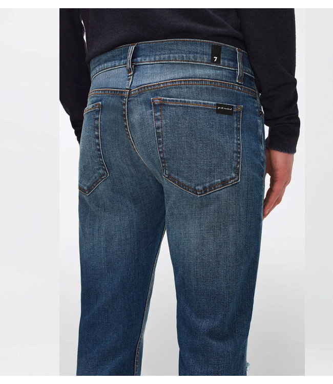 7 For All  Mankind Paxtyn Stretch Tek Intention-Mid blue