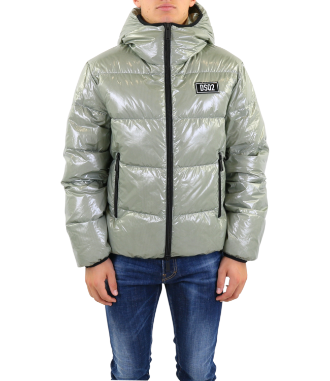 Dsquared2 Hooded puffer-Taupe