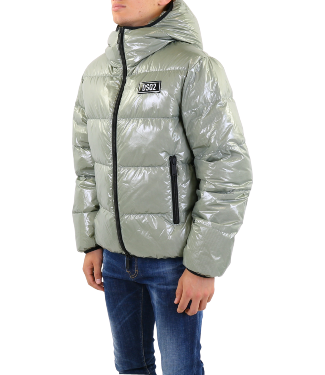 Dsquared2 Hooded puffer-Taupe