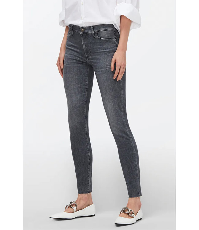 7 For All Mankind EMEA SliI Moon Tune raw cut-Grey
