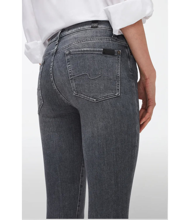 7 For All  Mankind SliI Moon Tune raw cut-Grey