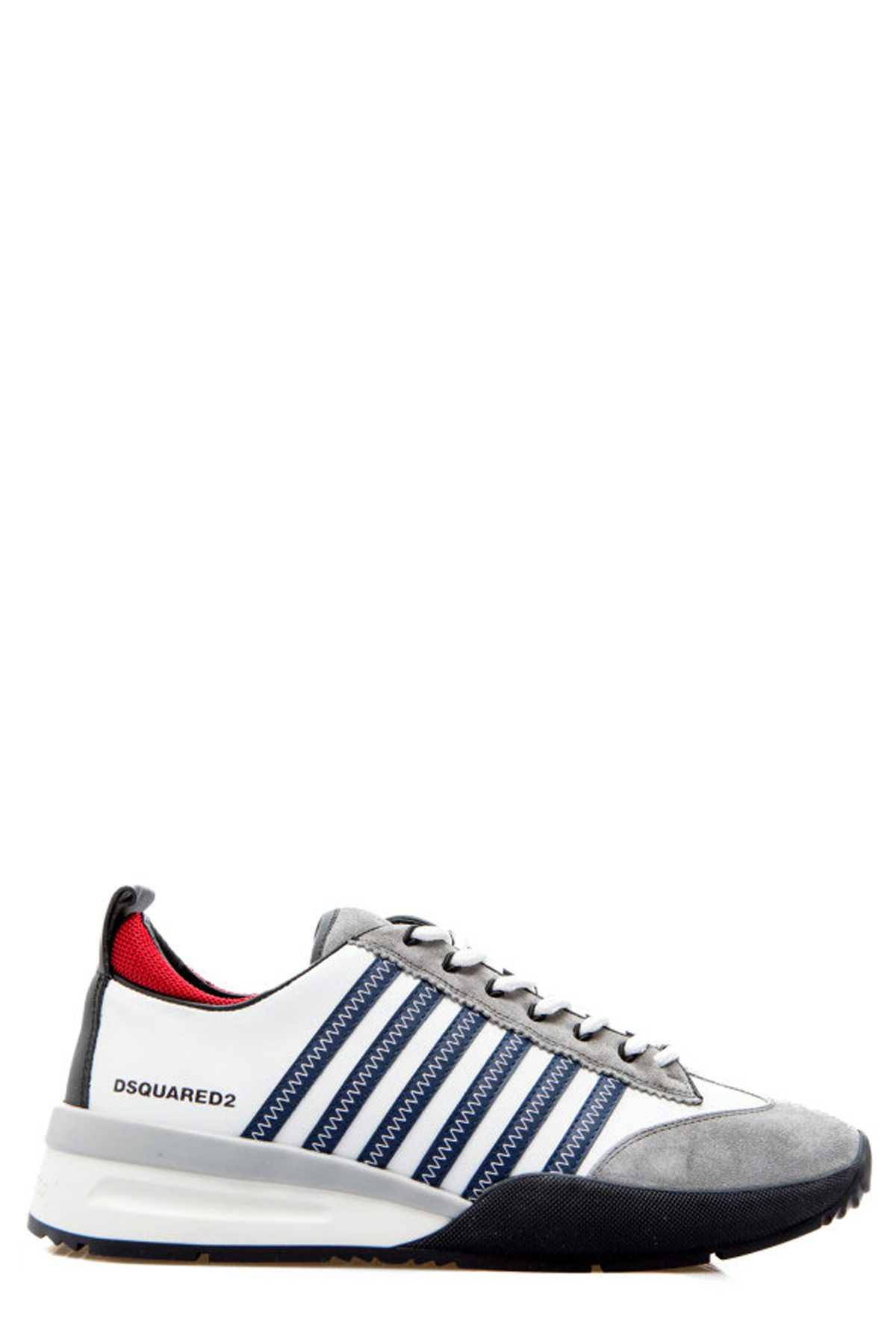 Dsquared2 : Sneaker legend White red -SNM0263 Coats leermode