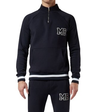 Mybrand Sweater short zipper-Navy