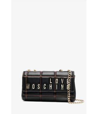 Love moschino Embroidery quilt Bag-Black