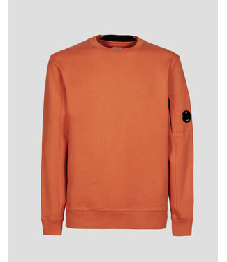 C.P Company Diagonal Raised Fleece Sweatshirt-Havard pumpkin