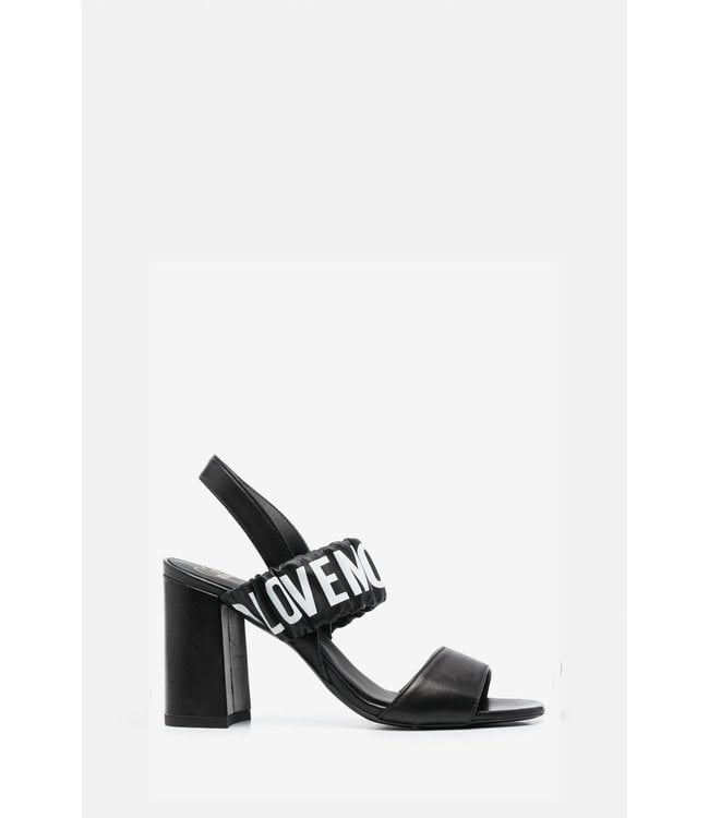 Love moschino Sling back sandal-Black