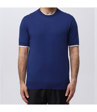 Paolo Pecora Milano T-shirt Jersey-Blue white