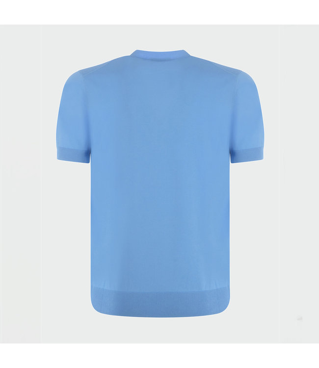 Paolo Pecora Milano Tee knitted-Azuur