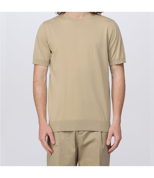 Paolo Pecora Milano Tee knitted-Sand