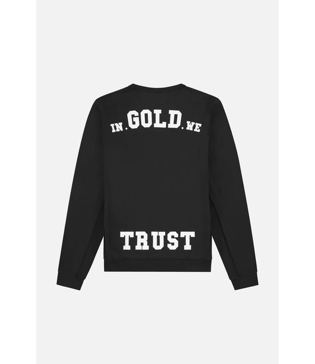 In gold we trust Sweater the slim 2.0 -Black