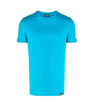 Dsquared2 Tee arm logo-Turquoise