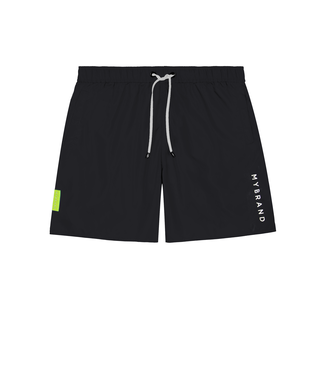 Mybrand Basic swimshort capsule-Black-white