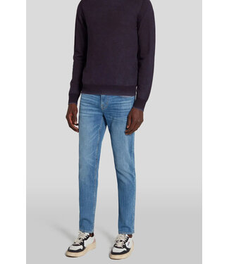 7 For All Mankind EMEA Slimmy Tapered stretch puzzle- Light blue