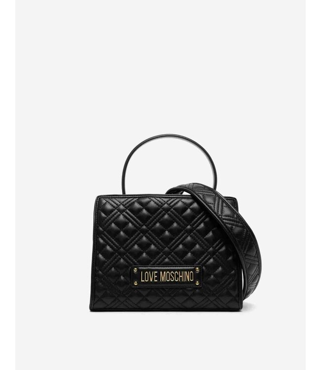 Love moschino Quilted handbag-Black
