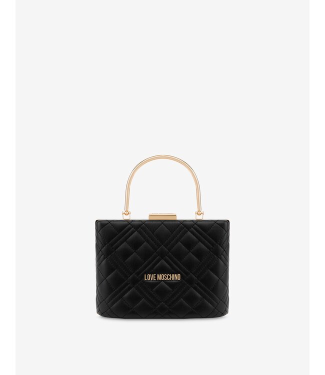 Love moschino Quilted mini handbag-Black