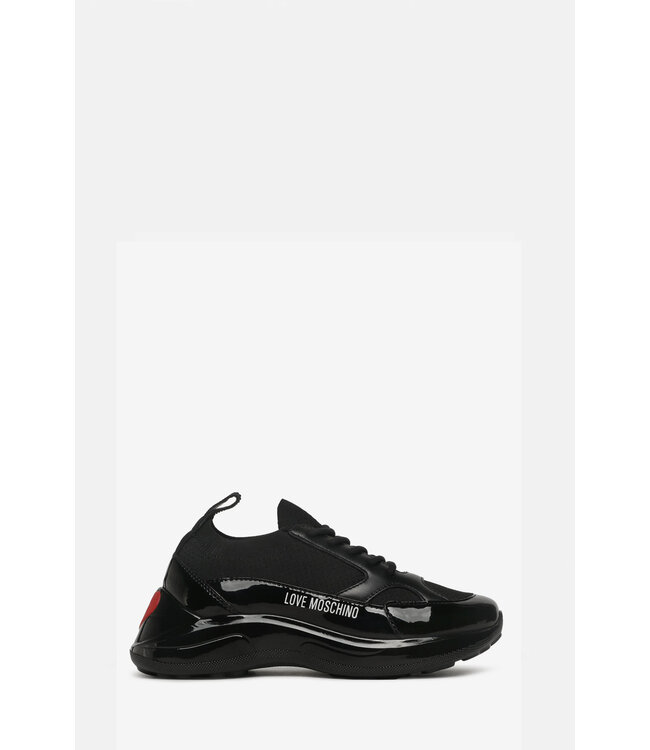 Love moschino Woman running sneaker-Black