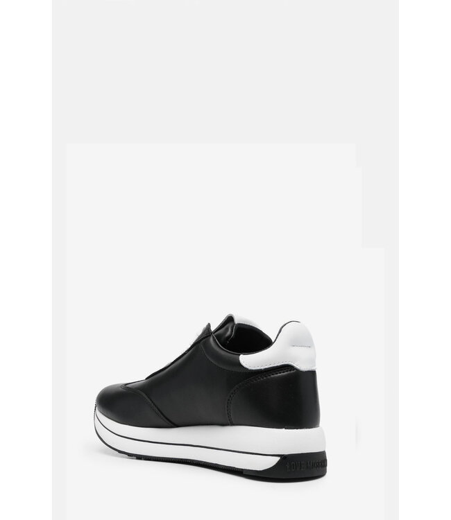 Love moschino Sneaker Run40 Vitello-Black white