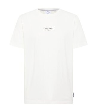 Carlo colucci TEE-Basic logo-White